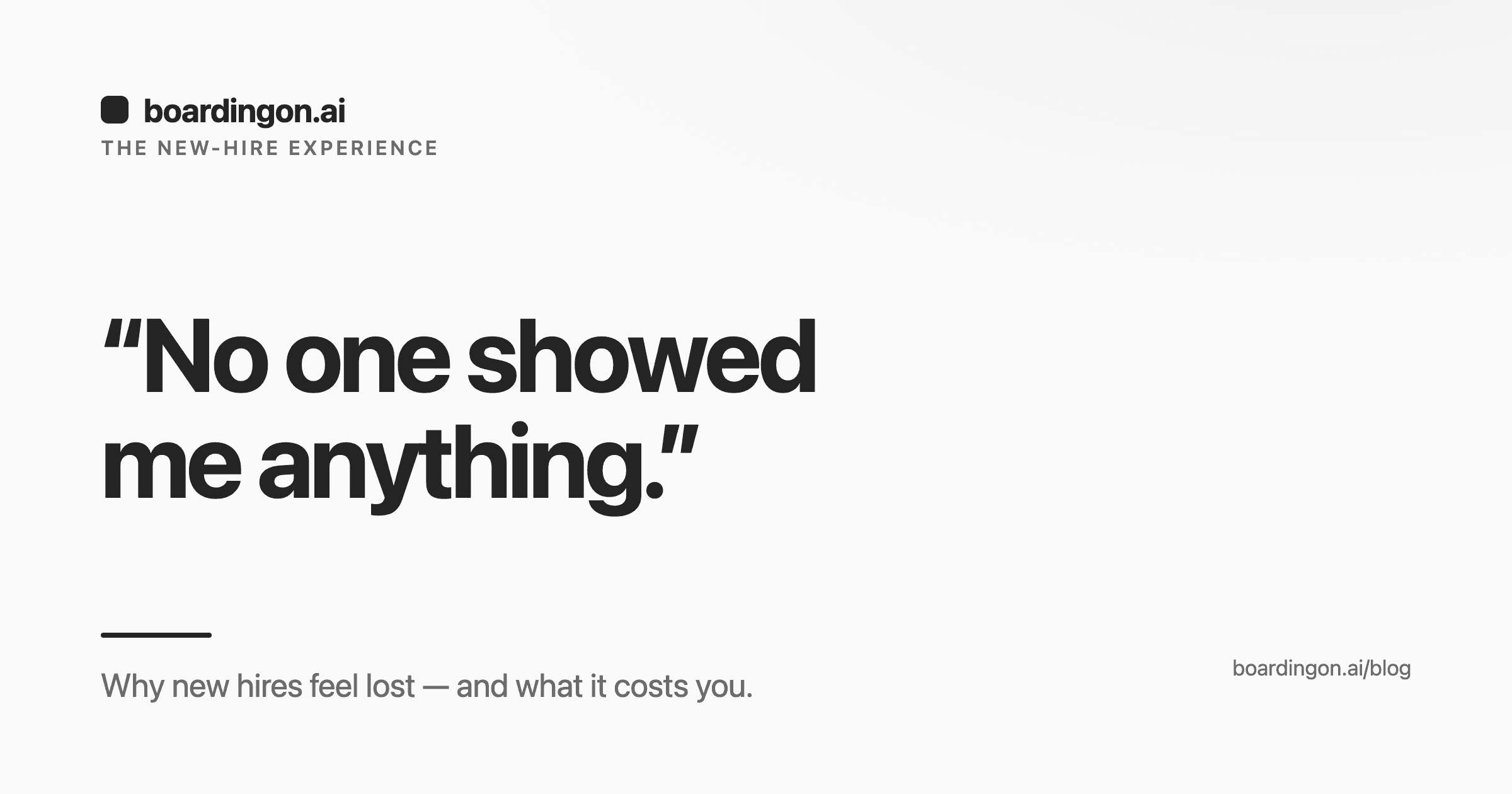 Cover Image for “No one showed me anything”: why new hires feel lost in their first week